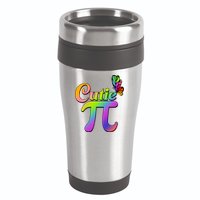 Cute Pi Day 314 Rainbow Butterfly Cutie Pi 16oz Travel Tumbler