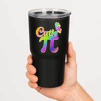 Cute Pi Day 314 Rainbow Butterfly Cutie Pi Tumbler
