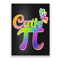 Cute Pi Day 314 Rainbow Butterfly Cutie Pi Poster