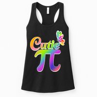 Cute Pi Day 314 Rainbow Butterfly Cutie Pi Womens Tank Top
