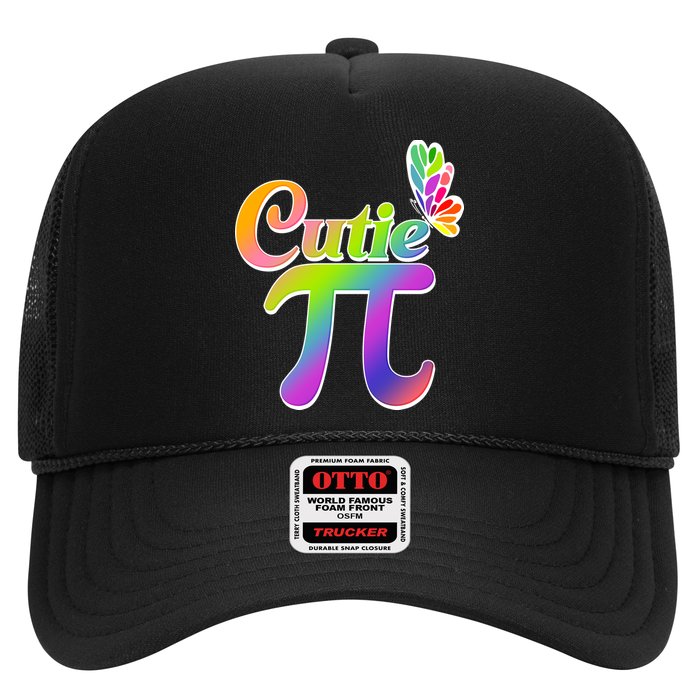 Cute Pi Day 314 Rainbow Butterfly Cutie Pi Trucker Hat