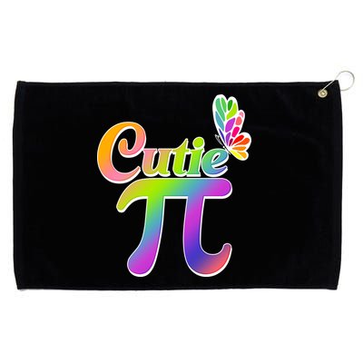 Cute Pi Day 314 Rainbow Butterfly Cutie Pi Grommeted Golf Towel