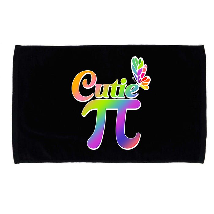Cute Pi Day 314 Rainbow Butterfly Cutie Pi Microfiber Hand Towel