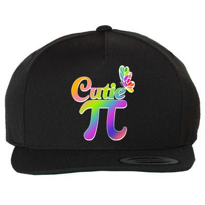 Cute Pi Day 314 Rainbow Butterfly Cutie Pi Wool Snapback Cap