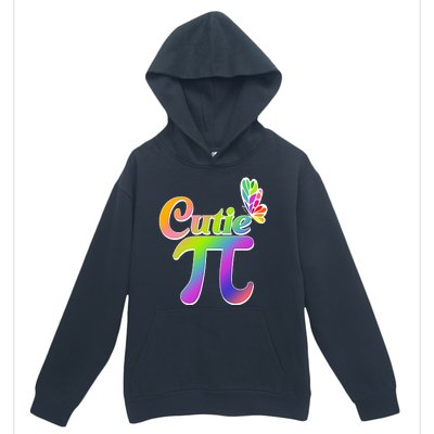 Cute Pi Day 314 Rainbow Butterfly Cutie Pi Urban Pullover Hoodie