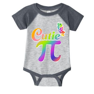 Cute Pi Day 314 Rainbow Butterfly Cutie Pi Infant Baby Jersey Bodysuit