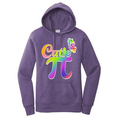 Cute Pi Day 314 Rainbow Butterfly Cutie Pi Women's Pullover Hoodie