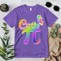 Cute Pi Day 314 Rainbow Butterfly Cutie Pi Premium T-Shirt