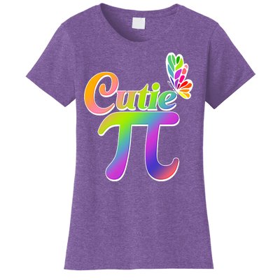 Cute Pi Day 314 Rainbow Butterfly Cutie Pi Women's T-Shirt