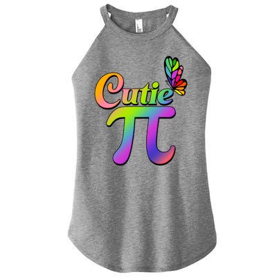 Cute Pi Day 314 Rainbow Butterfly Cutie Pi Women’s Perfect Tri Rocker Tank