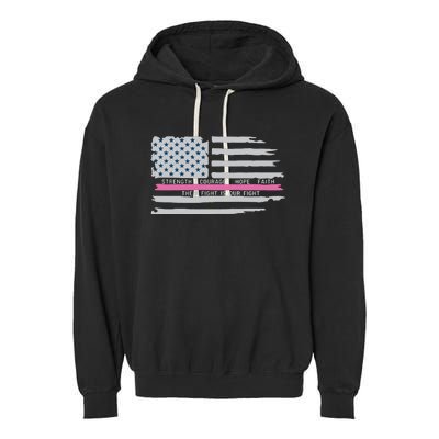 Columbia Police Department Pink Garment-Dyed Fleece Hoodie