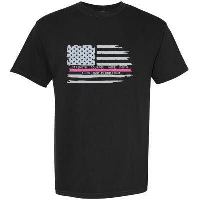 Columbia Police Department Pink Garment-Dyed Heavyweight T-Shirt