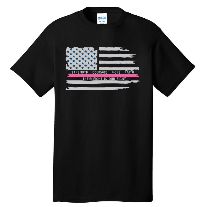 Columbia Police Department Pink Tall T-Shirt