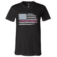 Columbia Police Department Pink V-Neck T-Shirt