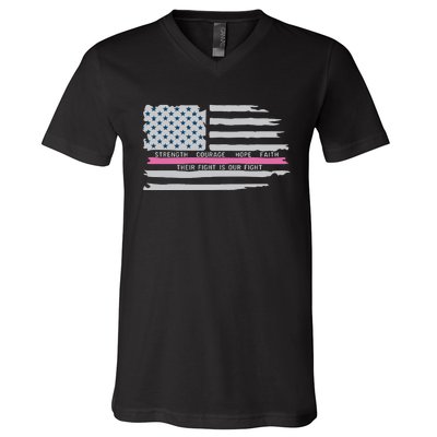 Columbia Police Department Pink V-Neck T-Shirt