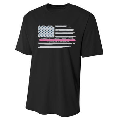 Columbia Police Department Pink Performance Sprint T-Shirt