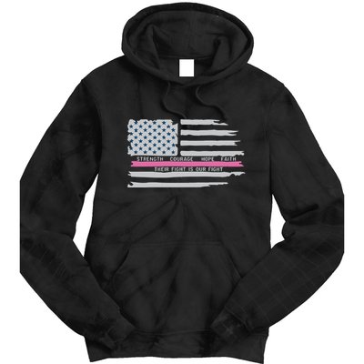 Columbia Police Department Pink Tie Dye Hoodie