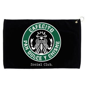 Cafecito Pan Dulce Y Chisme Mexicana Social Club Grommeted Golf Towel