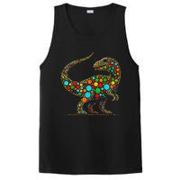 Colorful Polka Dot Dinosaur Happy Dot Day Gift PosiCharge Competitor Tank