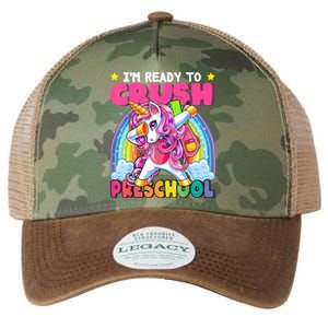 Crush Preschool Dabbing Unicorn Back To School Girl Gift Legacy Tie Dye Trucker Hat