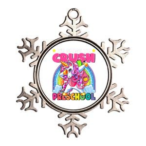 Crush Preschool Dabbing Unicorn Back To School Girl Gift Metallic Star Ornament