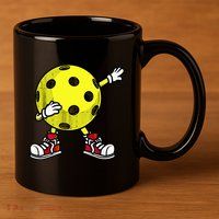 Cute Pickleball Design For Wo Dink Pickleball Player 11oz C Handle Ceramic Mug