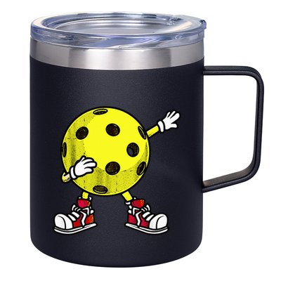 Cute Pickleball Design For Wo Dink Pickleball Player 12oz Stainless Steel Coffee Mug