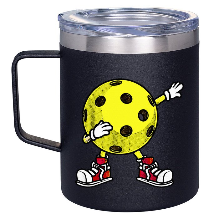 Cute Pickleball Design For Wo Dink Pickleball Player 12oz Stainless Steel Coffee Mug