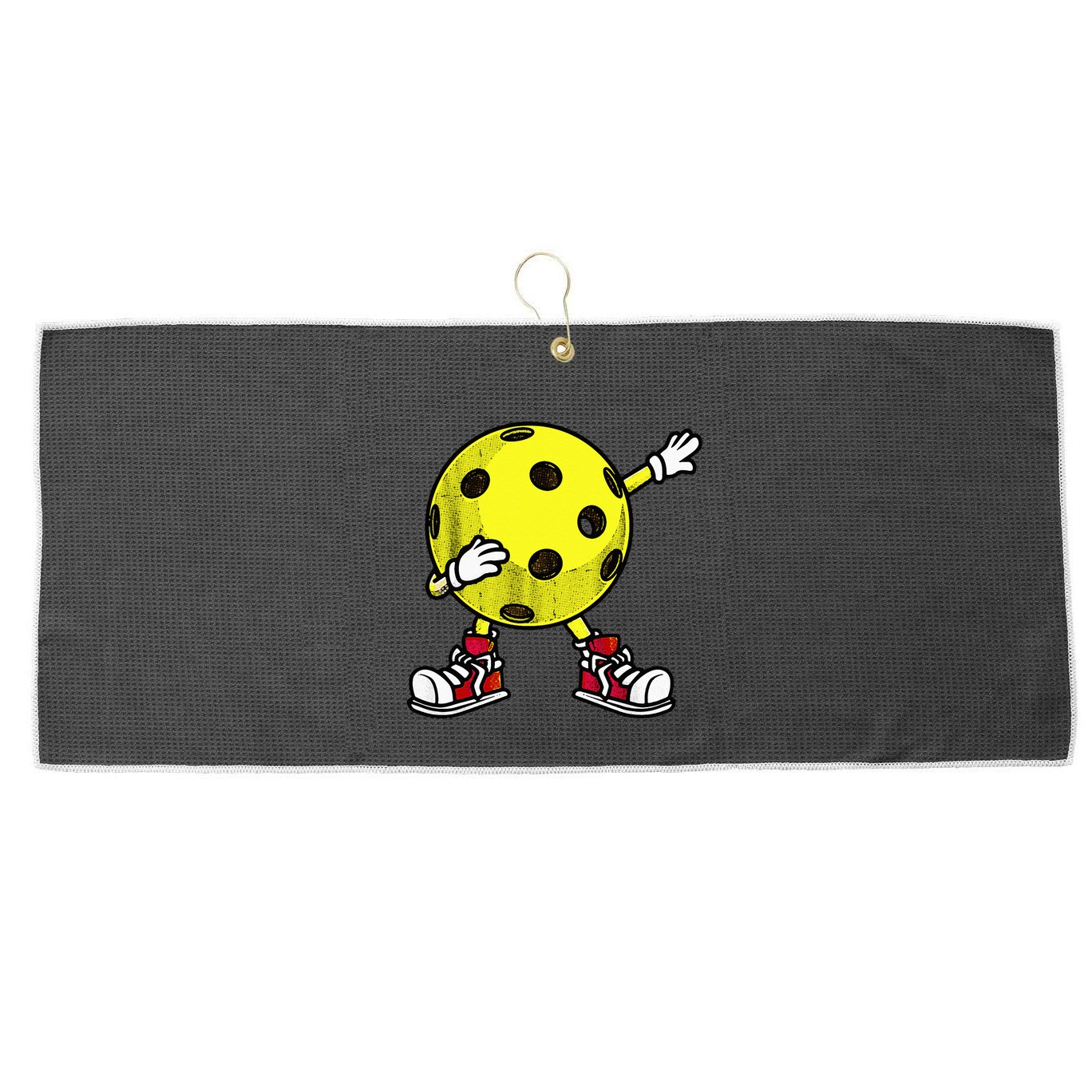 Cute Pickleball Design For Wo Dink Pickleball Player Large Microfiber Waffle Golf Towel