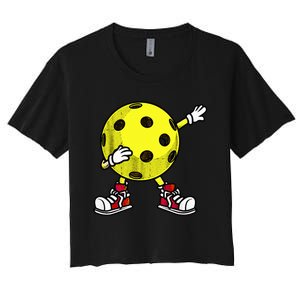 Cute Pickleball Design For Wo Dink Pickleball Player Women's Crop Top Tee