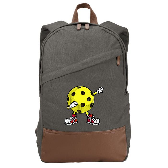 Cute Pickleball Design For Wo Dink Pickleball Player Cotton Canvas Backpack