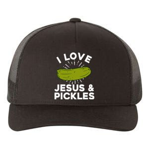 Cute Pickle Design For Women Jesus Pickle Lovers Yupoong Adult 5-Panel Trucker Hat