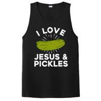 Cute Pickle Design For Women Jesus Pickle Lovers PosiCharge Competitor Tank