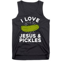 Cute Pickle Design For Women Jesus Pickle Lovers Tank Top