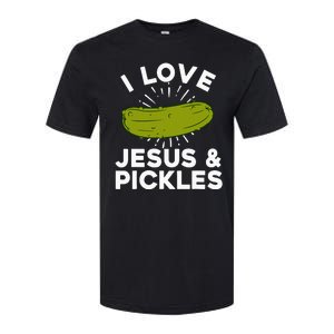 Cute Pickle Design For Women Jesus Pickle Lovers Softstyle CVC T-Shirt