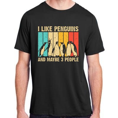 Cute Penguin Design Penguin Lover Adult ChromaSoft Performance T-Shirt