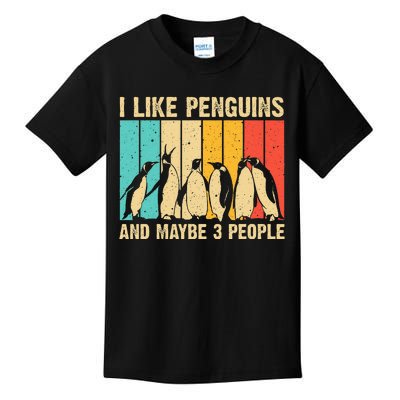 Cute Penguin Design Penguin Lover Kids T-Shirt