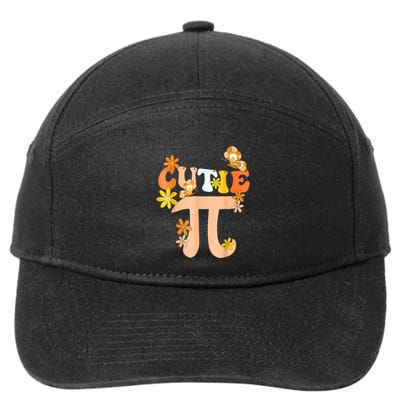 Cutie Pi Day Math Teacher 7-Panel Snapback Hat