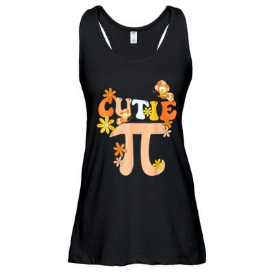 Cutie Pi Day Math Teacher Ladies Essential Flowy Tank