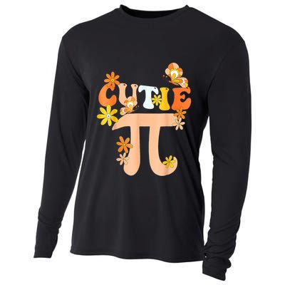 Cutie Pi Day Math Teacher Cooling Performance Long Sleeve Crew