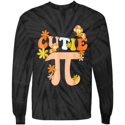 Cutie Pi Day Math Teacher Tie-Dye Long Sleeve Shirt