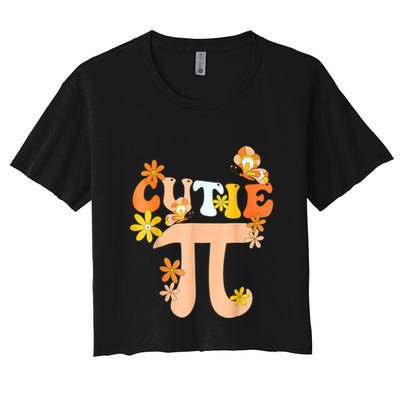 Cutie Pi Day Math Teacher Crop Top