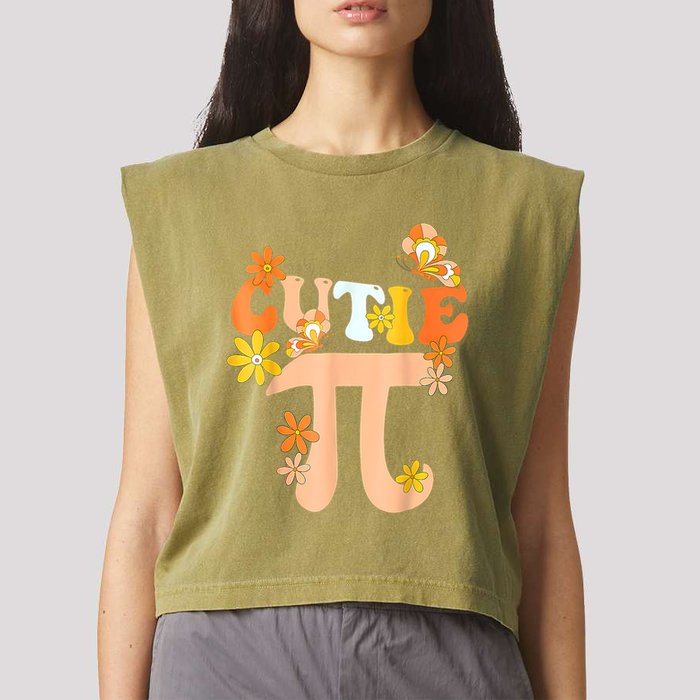 Cutie Pi Day Math Teacher Garment-Dyed Women's Muscle Tee