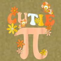 Cutie Pi Day Math Teacher Garment-Dyed Women's Muscle Tee