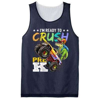 Crush PreK Dinosaur Monster Truck Back To School Gifts Mesh Reversible Basketball Jersey Tank