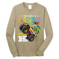 Crush PreK Dinosaur Monster Truck Back To School Gifts Long Sleeve Shirt