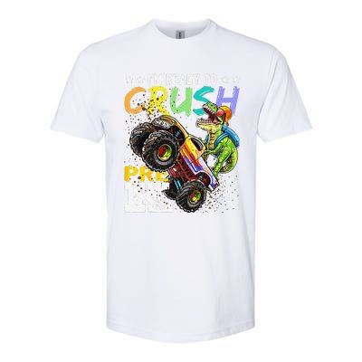 Crush PreK Dinosaur Monster Truck Back To School Gifts Softstyle CVC T-Shirt