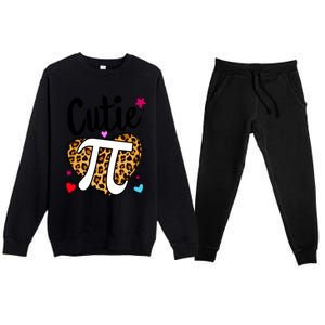 Cutie Pi Day 3 14 Happy Pi Day Math Lover Teacher Love Great Gift Premium Crewneck Sweatsuit Set