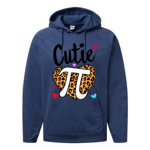 Cutie Pi Day 3 14 Happy Pi Day Math Lover Teacher Love Great Gift Performance Fleece Hoodie