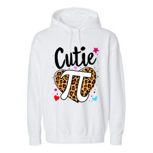 Cutie Pi Day 3 14 Happy Pi Day Math Lover Teacher Love Great Gift Garment-Dyed Fleece Hoodie